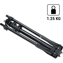 GODOX STATIVO 210F LIGHT STAND ALU (DIAM 25,7-22,4-19-16-13 / MAX H 213CM, CHIUSO 51CM, PESO 1,4KG, CARICO 2KG)