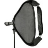 GODOX S2 SPEEDLITE BRACKET KIT CON SOFTBOX 60CM E BORSA (ATTACCO BOWENS)/V1