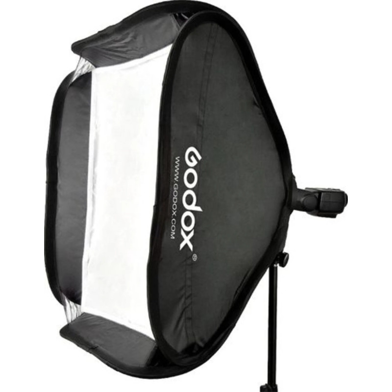 GODOX S2 SPEEDLITE BRACKET KIT CON SOFTBOX 80CM E BORSA (ATTACCO BOWENS)/V1