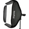 GODOX S2 SPEEDLITE BRACKET KIT CON SOFTBOX 80CM E BORSA (ATTACCO BOWENS)/V1